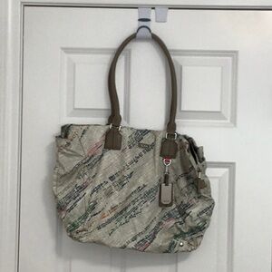 Tumi Travel Tote with Leather Handles